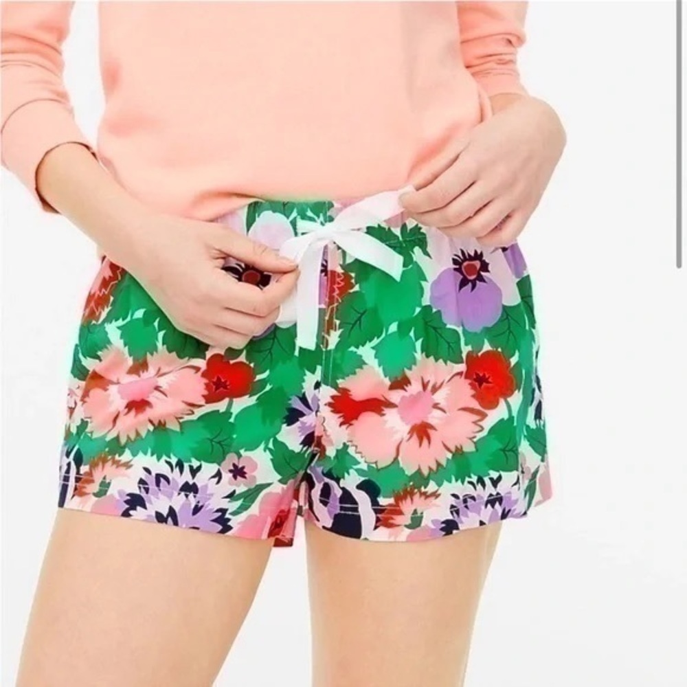 J Crew floral pajama shorts